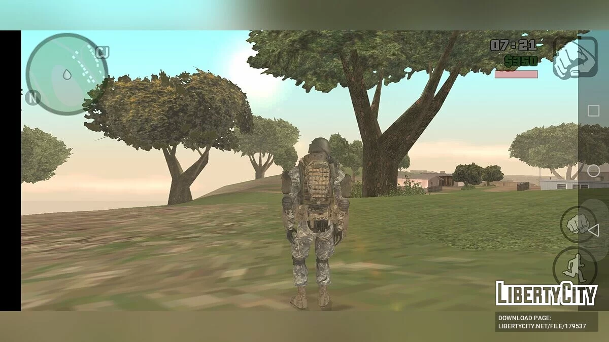 Weapon Pack from Call Of Duty: Modern Warfare + Juggernaut / GTA San Andreas (iOS, Android)