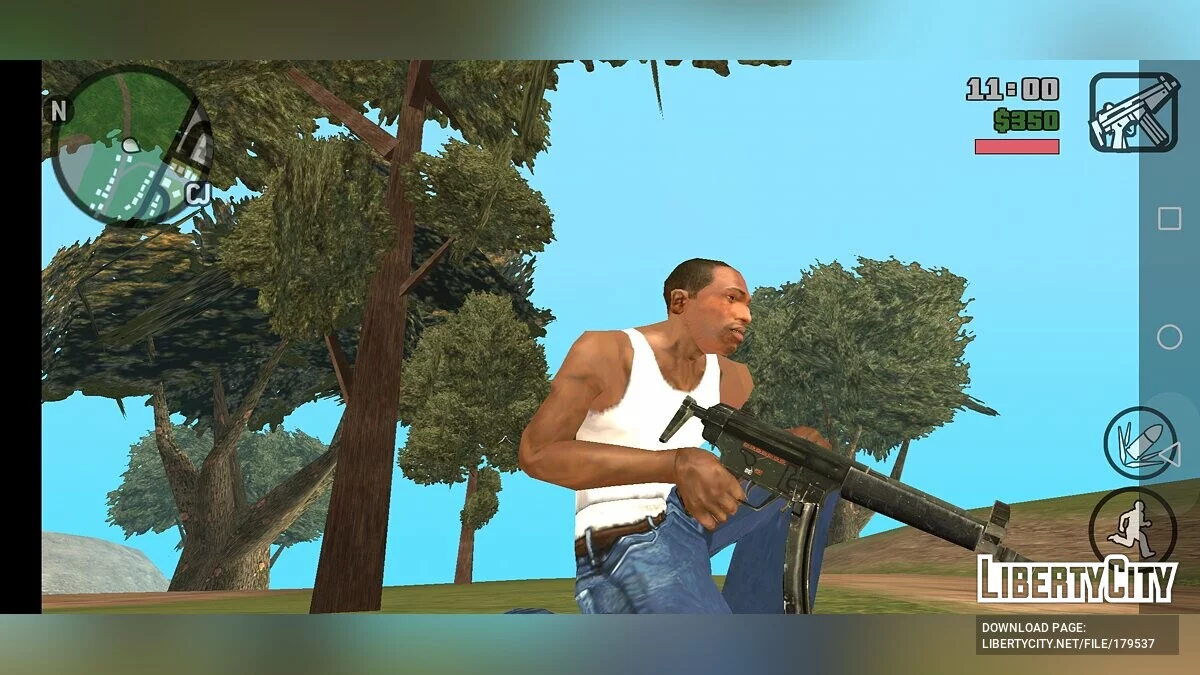 Weapon Pack from Call Of Duty: Modern Warfare + Juggernaut / GTA San Andreas (iOS, Android)