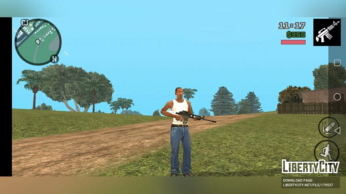 Weapon Pack from Call Of Duty: Modern Warfare + Juggernaut / GTA San Andreas (iOS, Android)