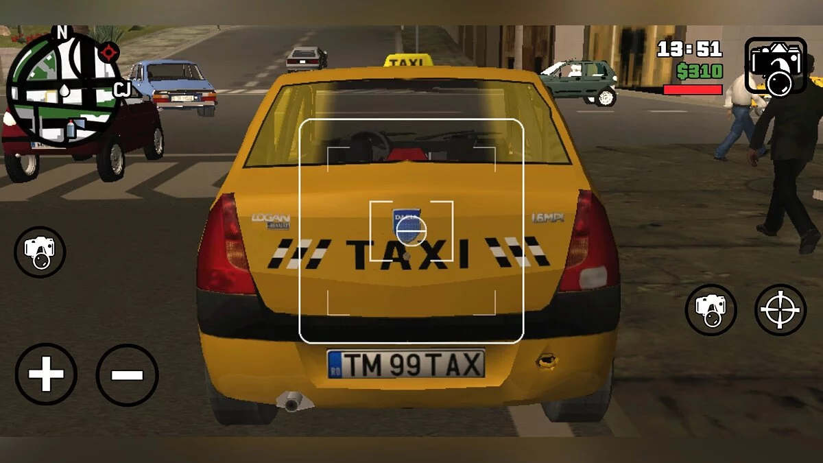 Dacia Logan Taxi / GTA San Andreas (iOS, Android)