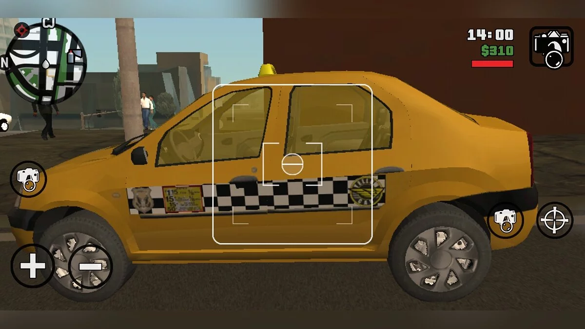 Dacia Logan Таксі / GTA San Andreas (iOS, Android)
