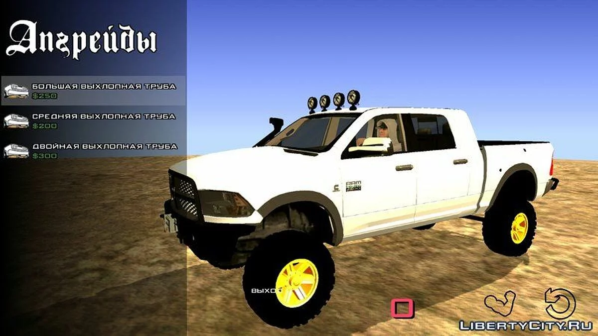 Dodge Ram 2500 Off-Road / GTA San Andreas (iOS, Android)