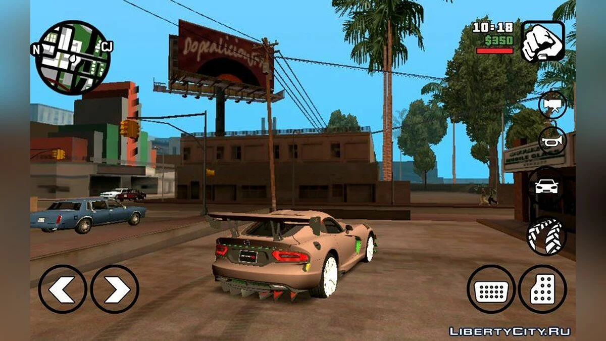 Dodge Viper GTS / GTA San Andreas (iOS, Android)