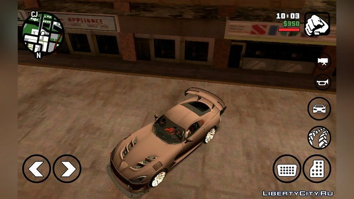 Dodge Viper GTS / GTA San Andreas (iOS, Android)