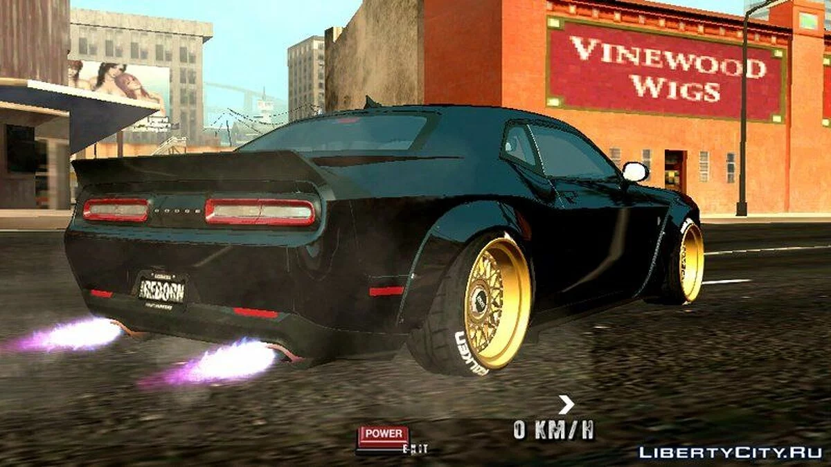 Dodge Challeger Liberty Walk / GTA San Andreas (iOS, Android)