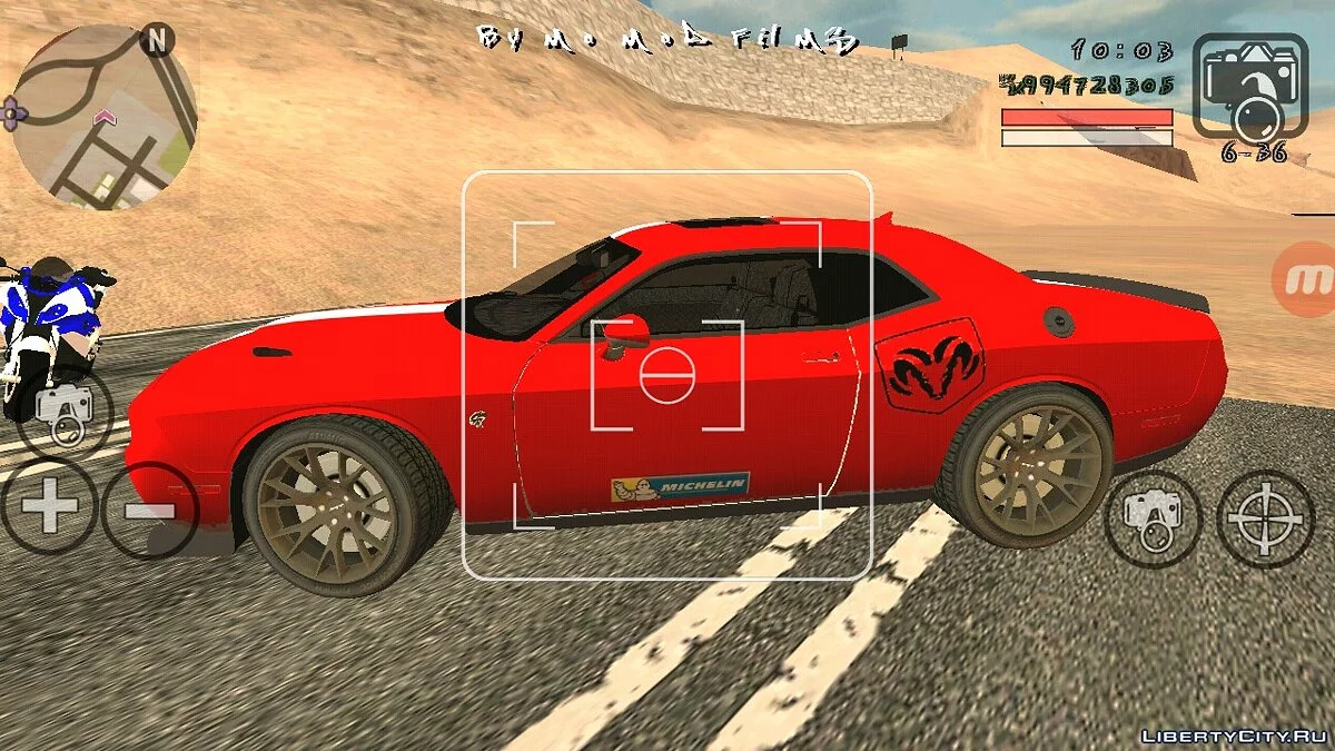 Dodge Challenger Hellcat / GTA San Andreas (iOS, Android)