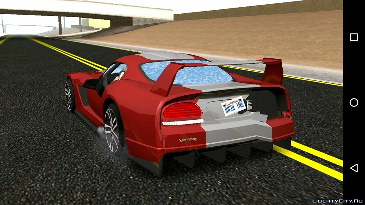 Dodge Viper GTS R Concept v4.0 (hanya DFF) / GTA San Andreas (iOS, Android)