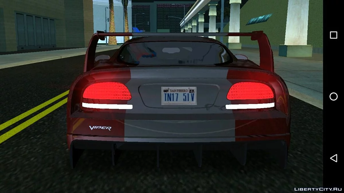 Dodge Viper GTS R Concept v4.0 (hanya DFF) / GTA San Andreas (iOS, Android)