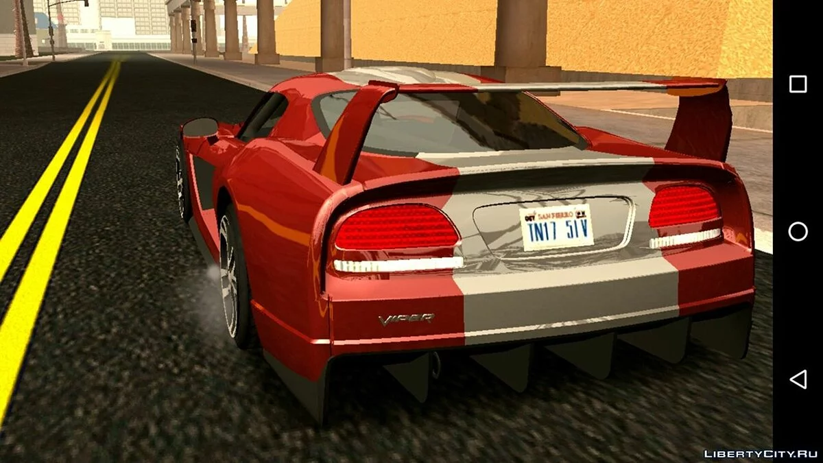 Dodge Viper GTS R Concept v4.0 (hanya DFF) / GTA San Andreas (iOS, Android)