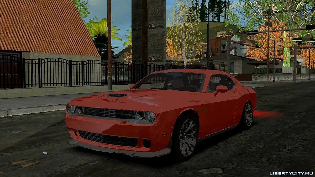 2015 Dodge Challenger SRT Hellcat / GTA سان أندرياس (iOS، أندرويد)