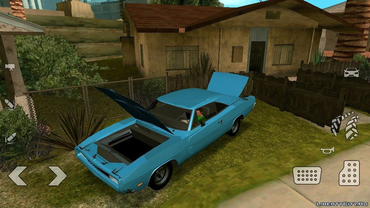 دودج تشارجر R/T 1969 (فقط DFF) / GTA سان أندرياس (iOS، أندرويد)