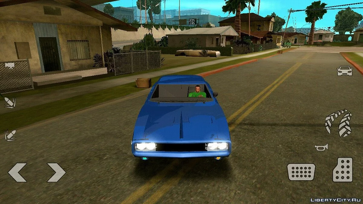 دودج تشارجر R/T 1969 (فقط DFF) / GTA سان أندرياس (iOS، أندرويد)