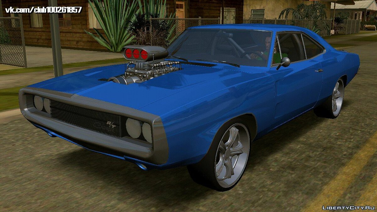 Download Dodge Charger RT 1970  (DFF only) for GTA San Andreas (iOS,  Android)