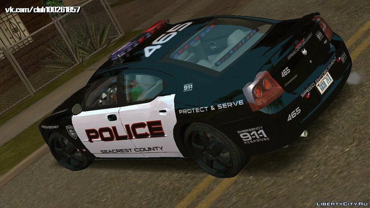 Dodge Charger RT Police Speed Enforcement / GTA San Andreas (iOS, Android)