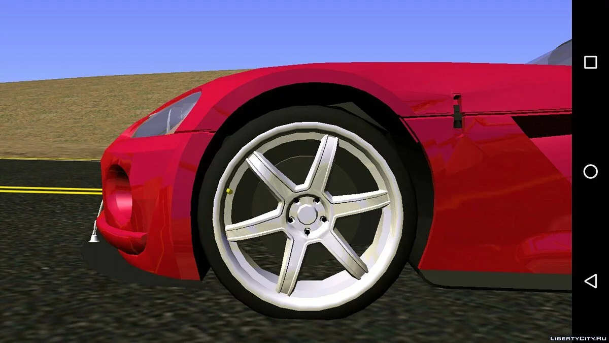 Dodge Viper GTS R Concept v2.0 (DFF uniquement) / GTA San Andreas (iOS, Android)