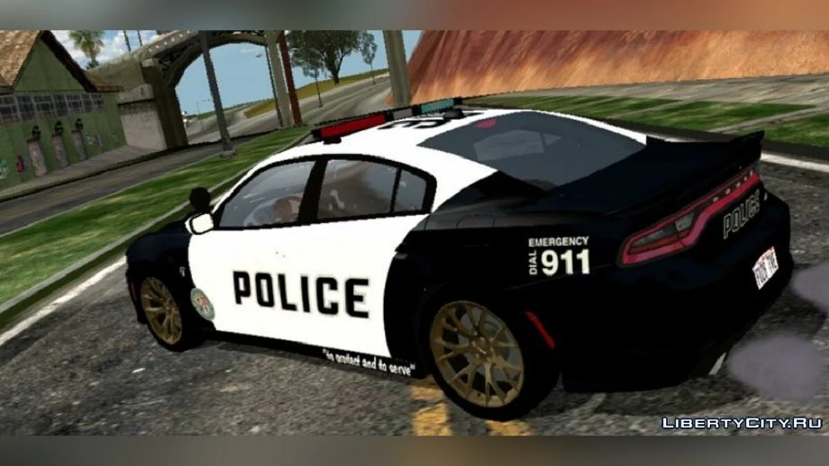 Dodge Charger SRT Hellcat 2015 - 警察 / GTA San Andreas (iOS, Android)