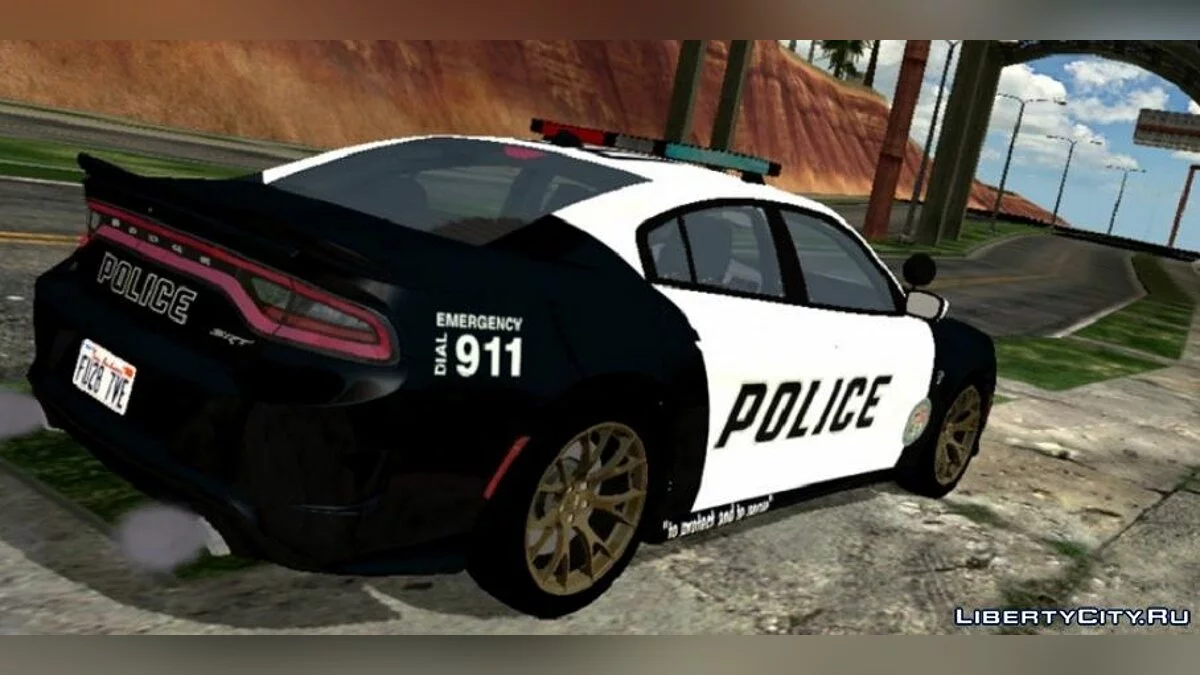 Dodge Charger SRT Hellcat 2015 - 警察 / GTA San Andreas (iOS, Android)