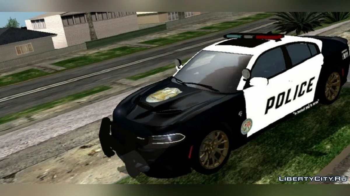 Dodge Charger SRT Hellcat 2015 - 警察 / GTA San Andreas (iOS, Android)
