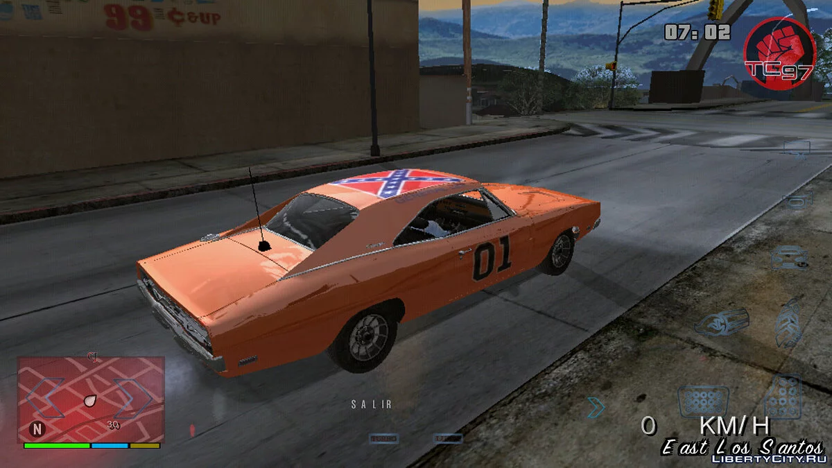 Dodge Charger 1969 / GTA San Andreas (iOS, Android)