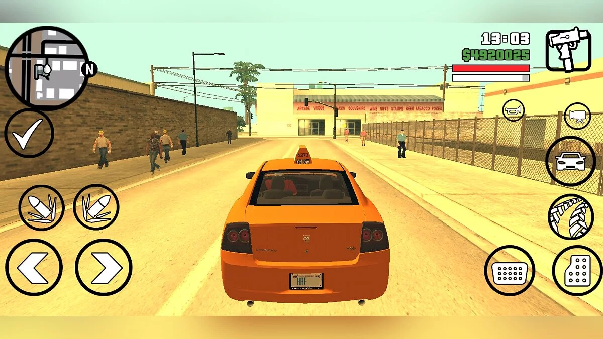 Dodge Charger Taxi / GTA San Andreas (iOS, Android)