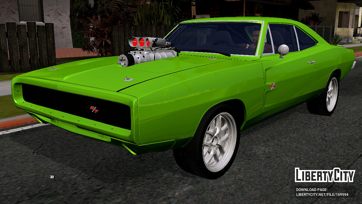Download 1970 Dodge Charger RT F&F7 (DFF only) for GTA San Andreas (iOS,  Android)