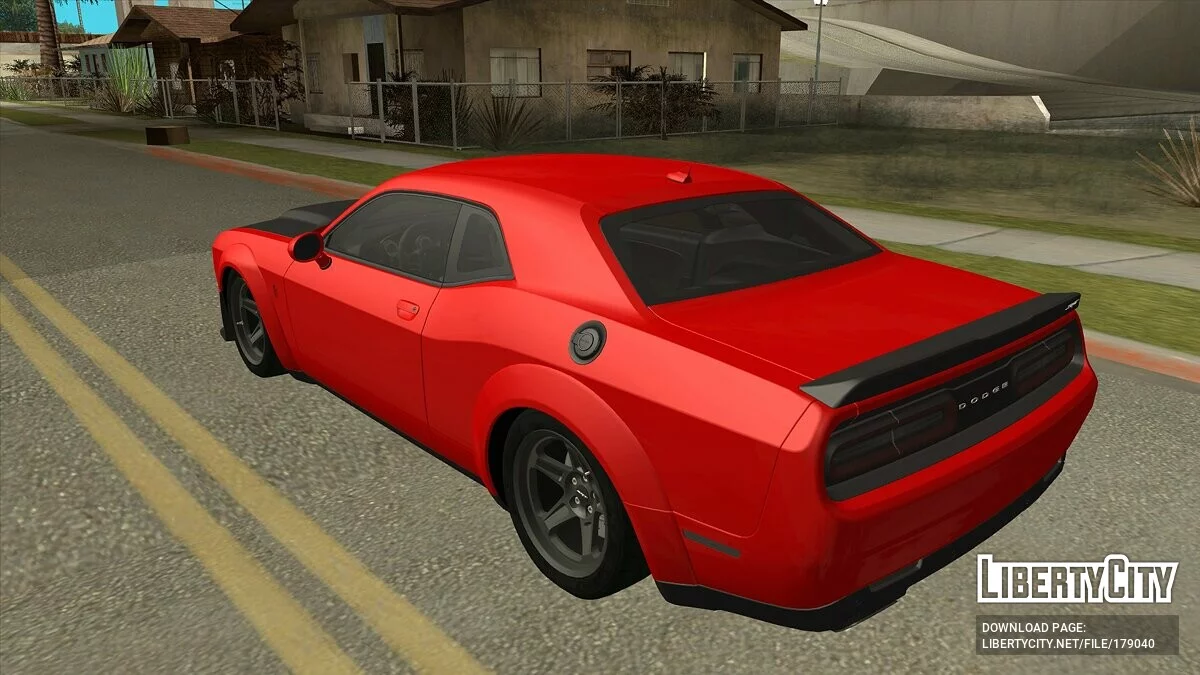Dodge Challenger SRT Demon 2018 / GTA San Andreas (iOS, Android)