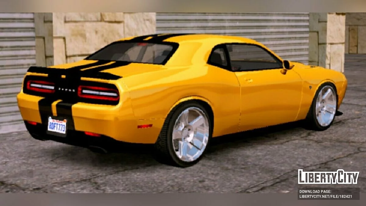 2015 Dodge Challenger SRT Hellcat Estilo 5 / GTA San Andreas (iOS, Android)