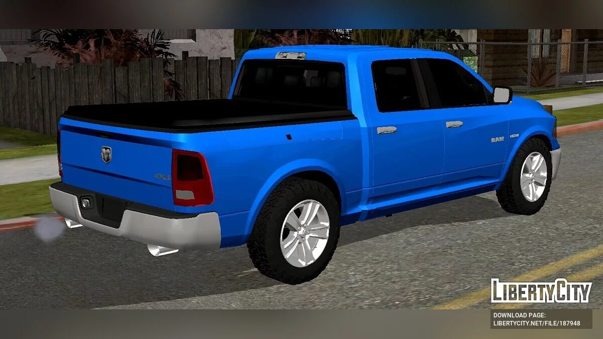 Dodge Ram SLT Quad Cab 2017 / GTA سان أندرياس (iOS، أندرويد)