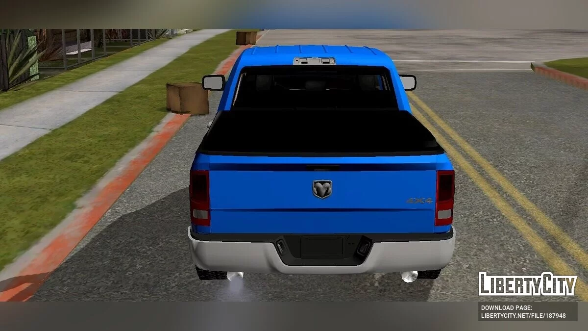 Dodge Ram SLT Quad Cab 2017 / GTA سان أندرياس (iOS، أندرويد)