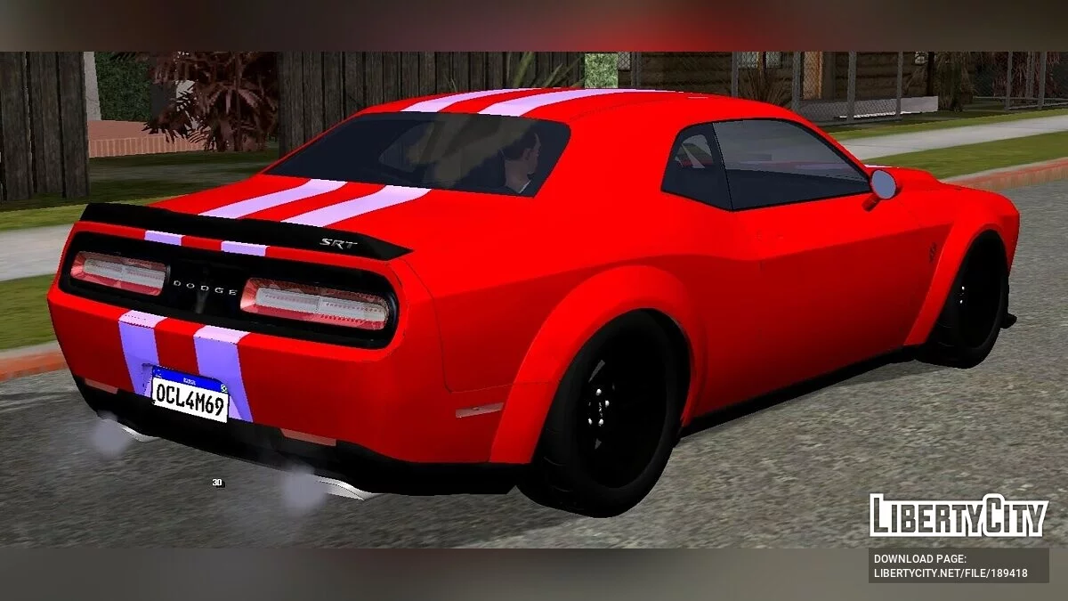 Dodge Challenger SRT (Only DFF) / GTA San Andreas (iOS, Android)