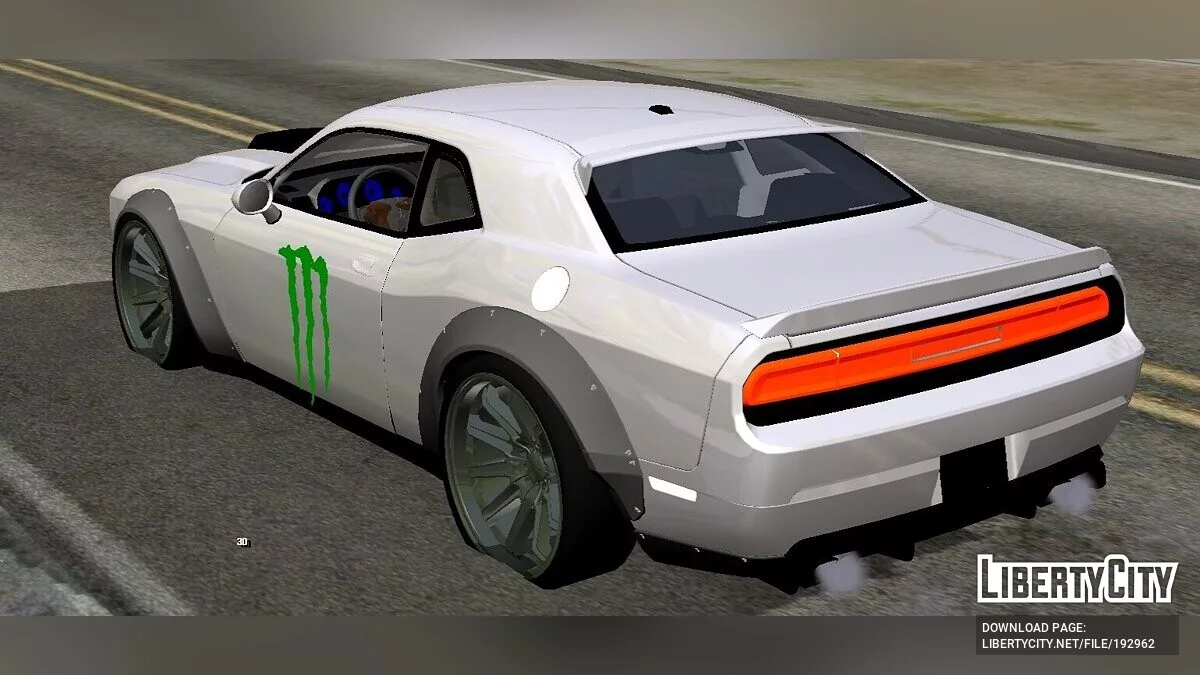 Dodge Challenger Edição Monstro (somente DFF) / GTA San Andreas (iOS, Android)