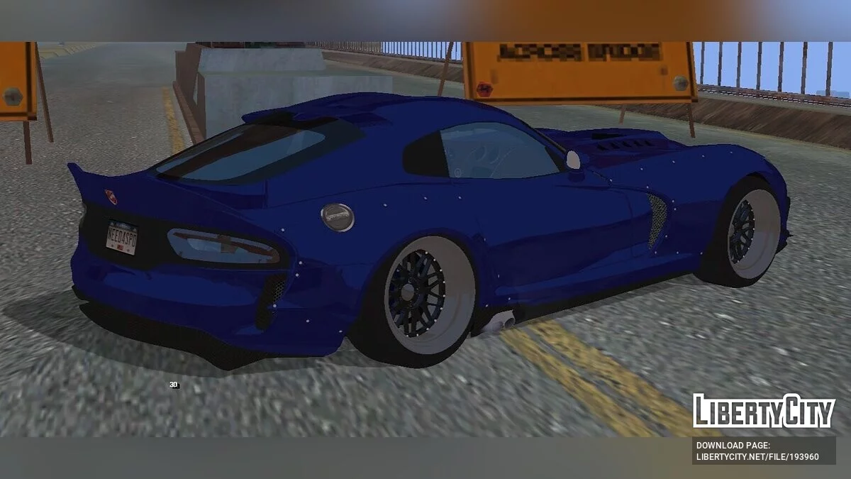 Dodge Viper Liberty Walk / GTA San Andreas (iOS, Android)