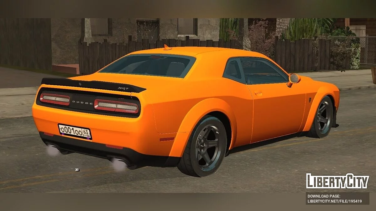 Dodge Challenger SRT Demon / GTA San Andreas (iOS, Android)