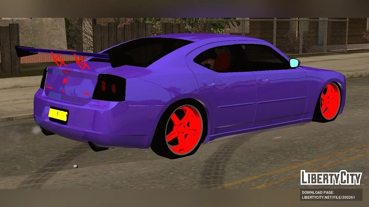 Dodge Charger (Only DFF) / GTA San Andreas (iOS, Android)