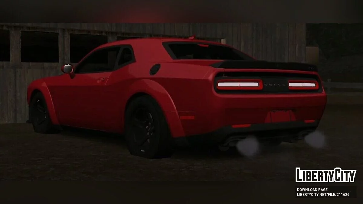 Dodge Challenger Hellcat 2018 / GTA San Andreas (iOS, Android)