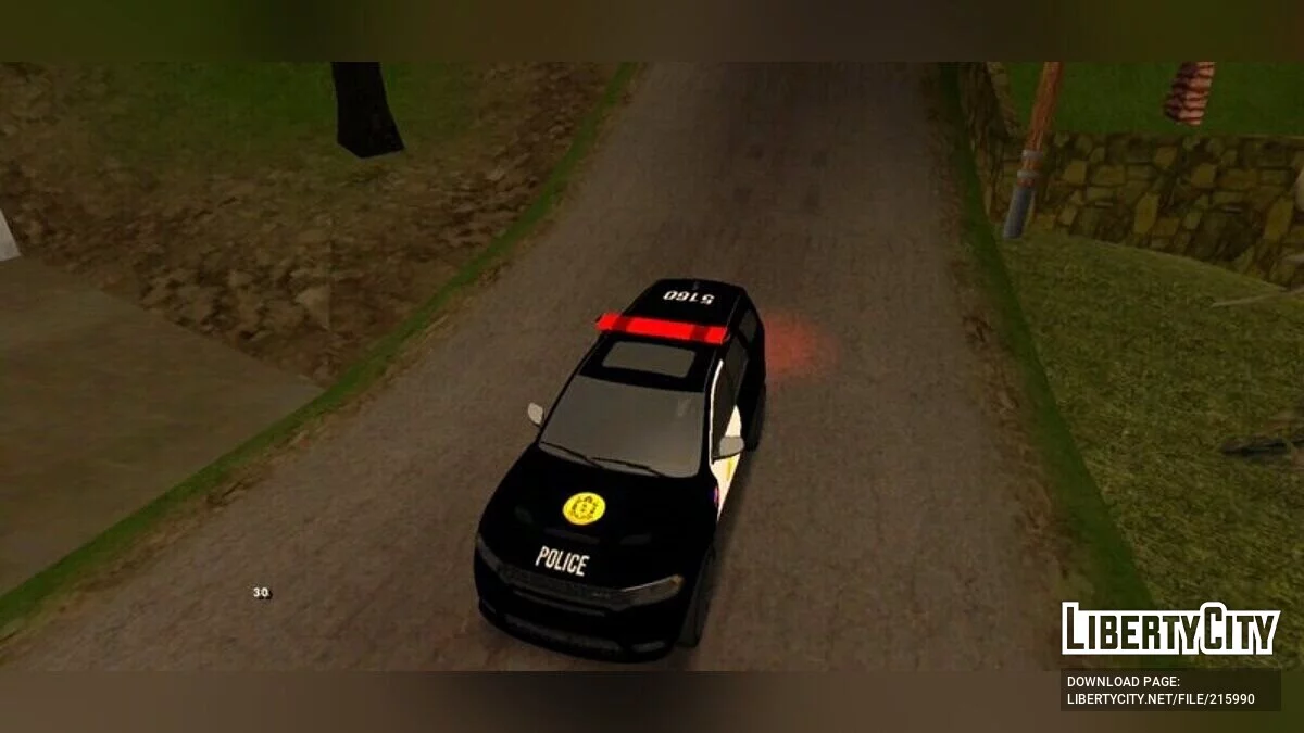 Dodge Durango SRT POLICE EUA PSDSC / GTA San Andreas (iOS, Android)