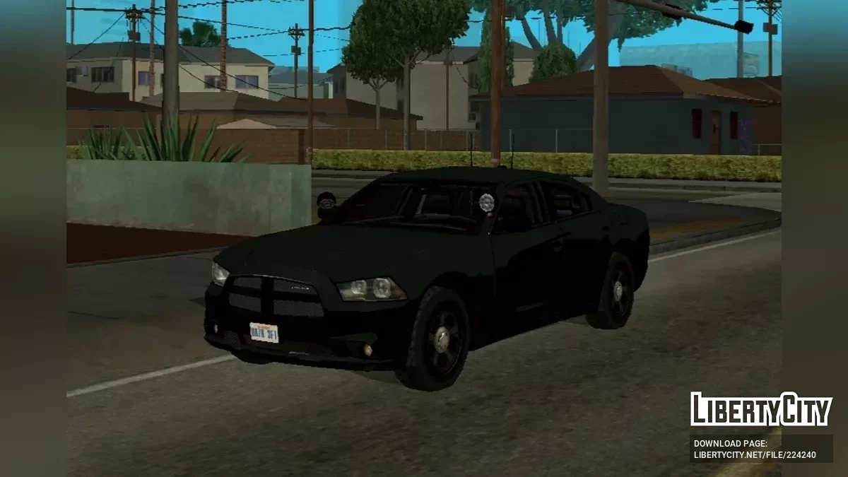 Dodge Charger без позначок / GTA San Andreas (iOS, Android)