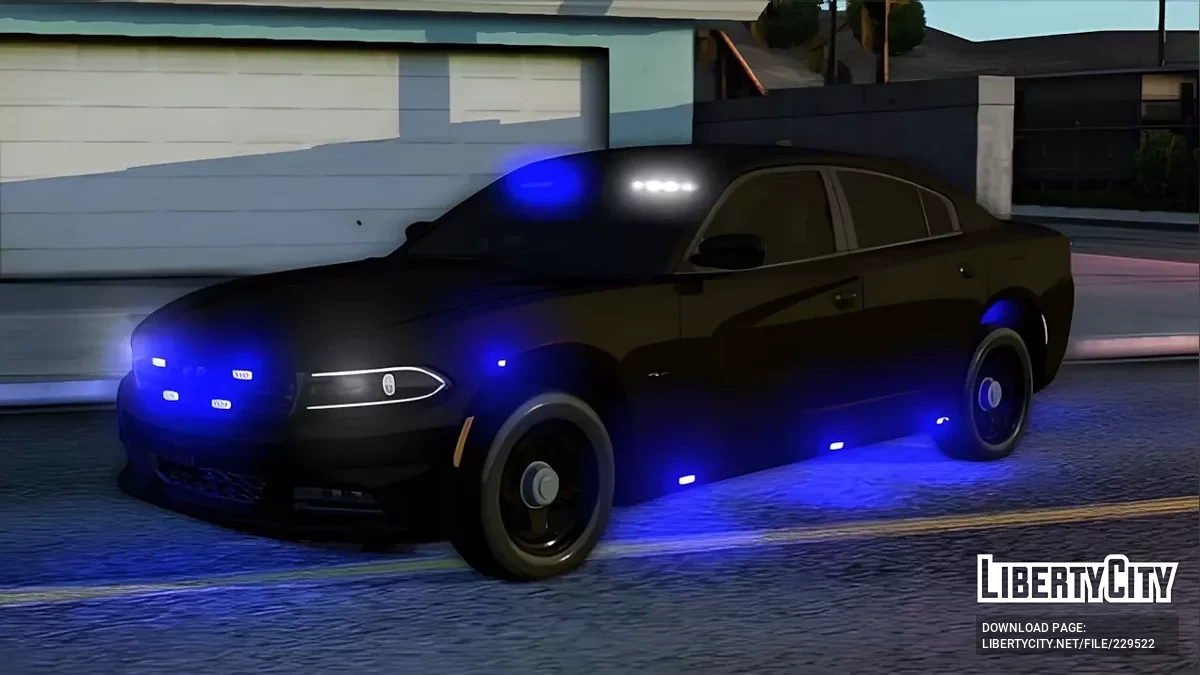 Непомітний патрульний автомобіль Dodge Charger Флориди / GTA San Andreas (iOS, Android)