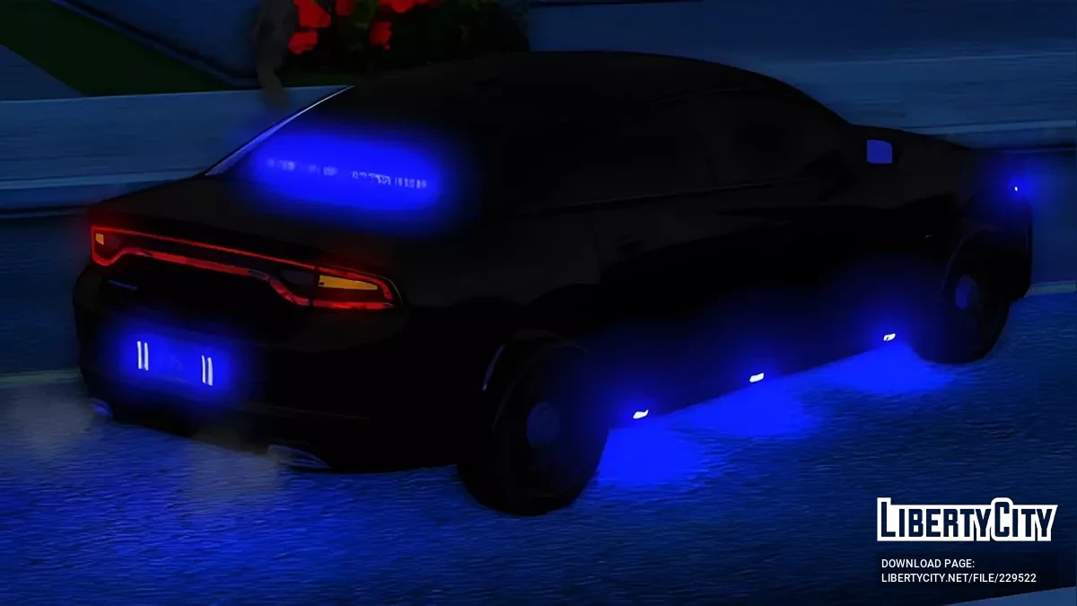 Непомітний патрульний автомобіль Dodge Charger Флориди / GTA San Andreas (iOS, Android)