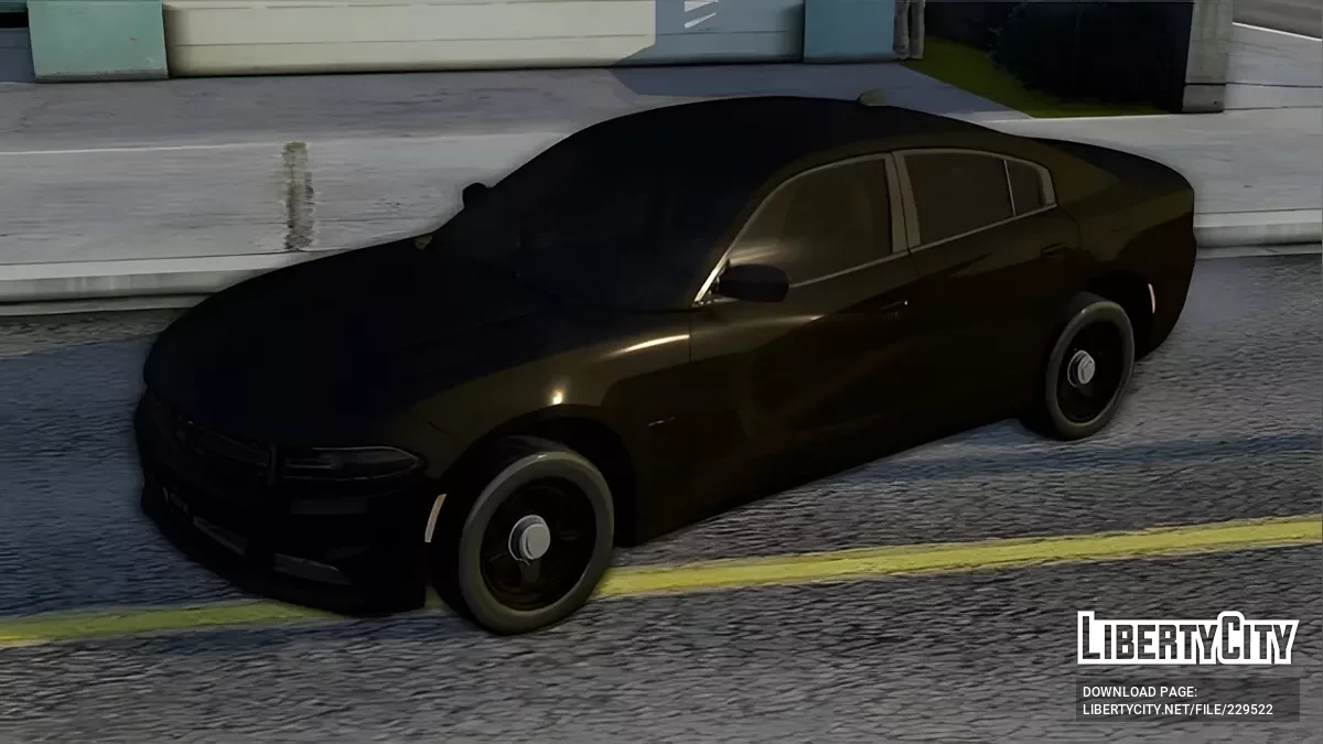 Непомітний патрульний автомобіль Dodge Charger Флориди / GTA San Andreas (iOS, Android)