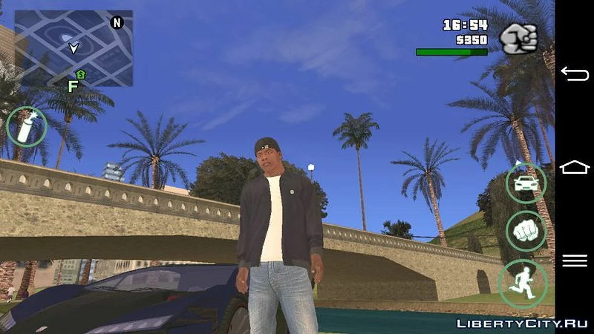 تحسين الرسوميات / GTA سان أندرياس (iOS، أندرويد)