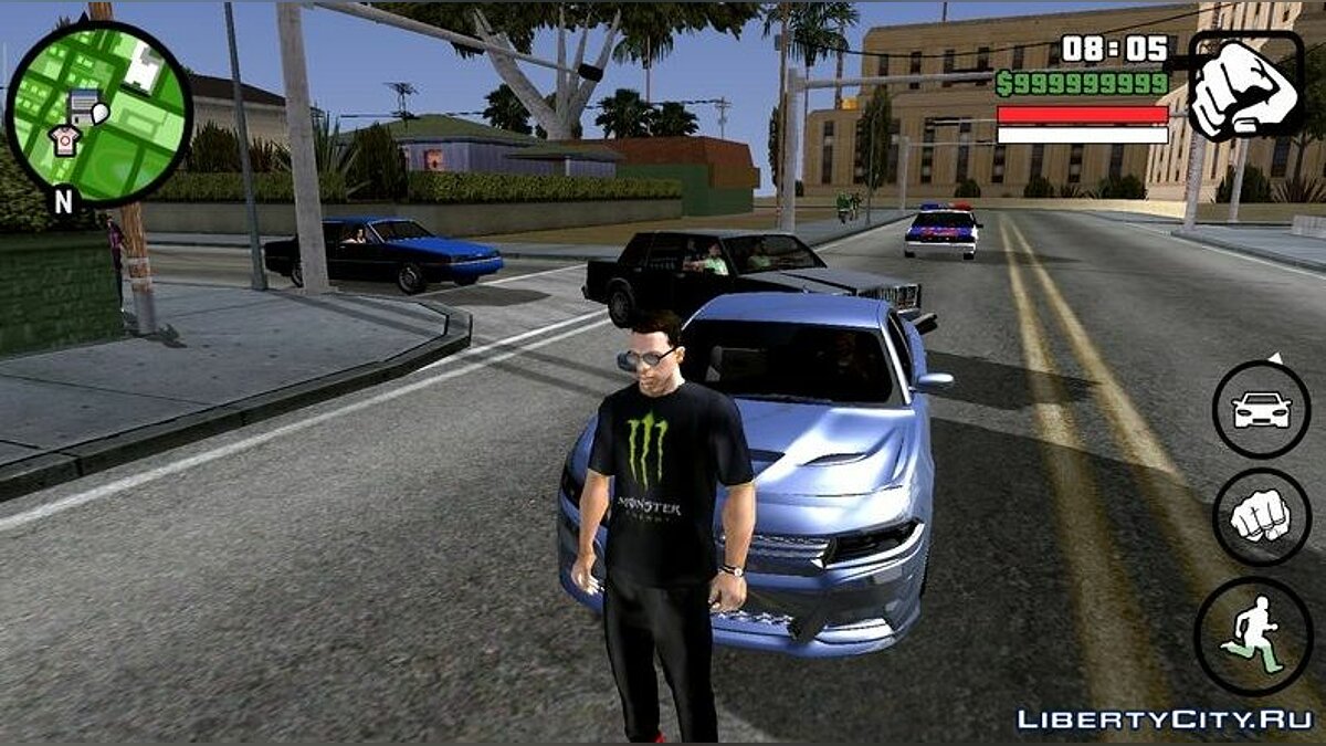 Grand Theft Auto San Andreas on Anbernic rg353p. Android
