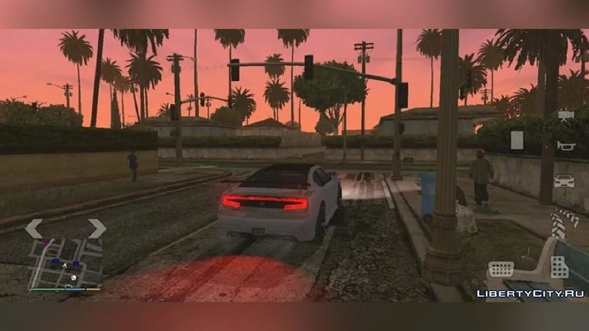 رسومات للأجهزة الضعيفة على طراز GTA 5 / GTA سان أندرياس (iOS، أندرويد)