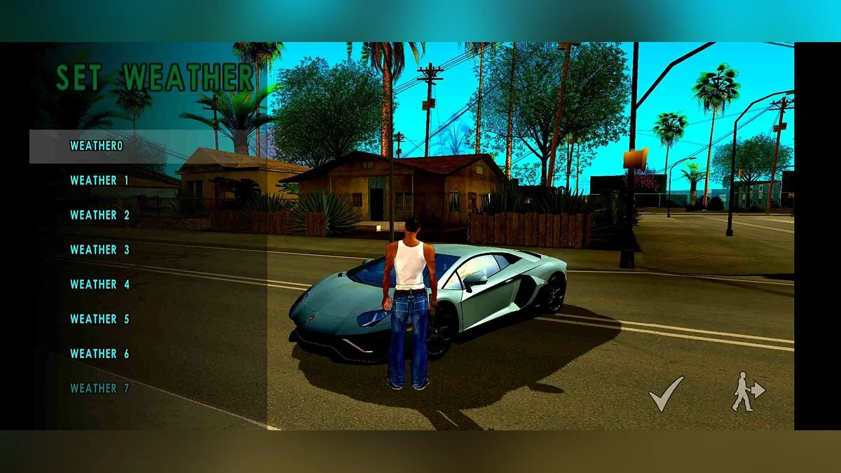 Helle und realistische Farben / GTA San Andreas (iOS, Android)