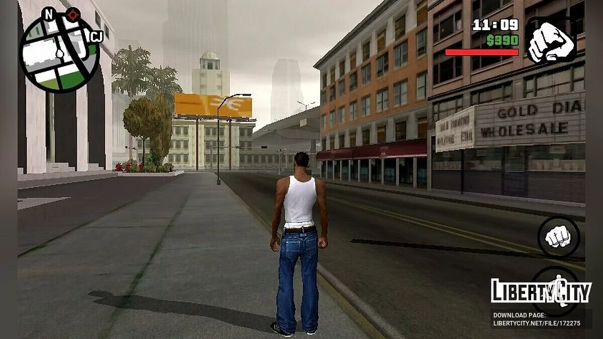 Серая графика / GTA San Andreas (iOS, Android)