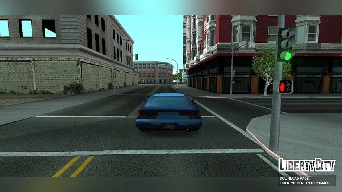 Graphics in the style of the PC version / GTA San Andreas (iOS, Android)