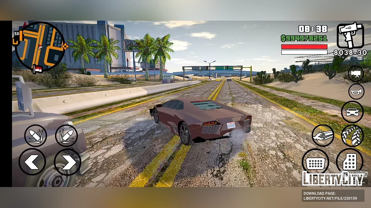 رسومات العقارات / GTA سان أندرياس (iOS، أندرويد)