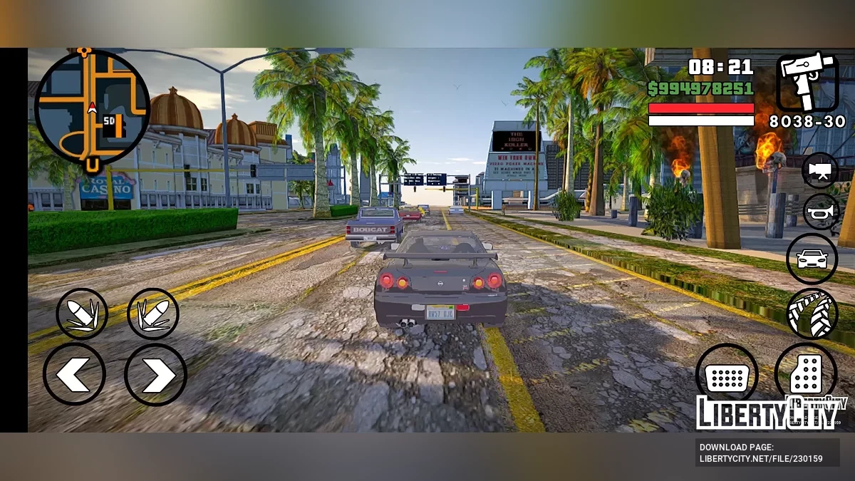 رسومات العقارات / GTA سان أندرياس (iOS، أندرويد)