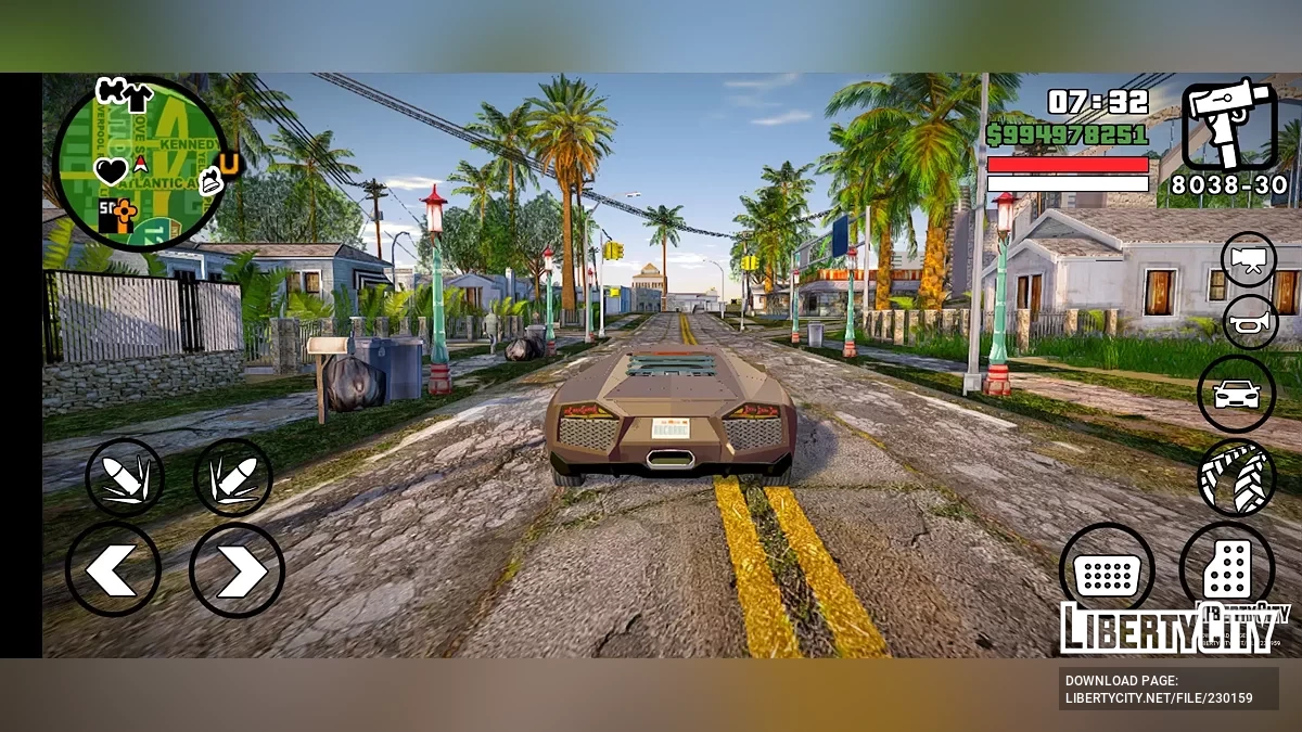 رسومات العقارات / GTA سان أندرياس (iOS، أندرويد)