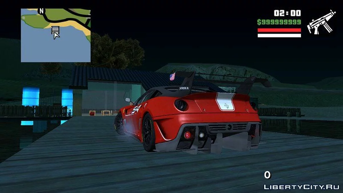 Ferrari 599xx / GTA سان أندرياس (iOS، أندرويد)